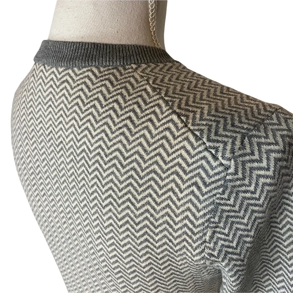 J. Crew Cotton Jackie Cardigan Herringbone Sweater Small‎
